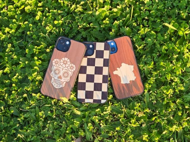 Coque en bois UNIK : Collection Marqueterie